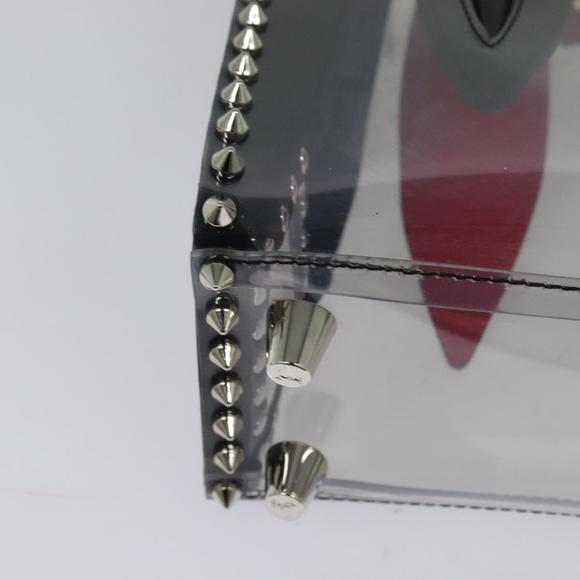 Christian Louboutin Hand Bag Vinyl 2way Clear Auth BA154A
